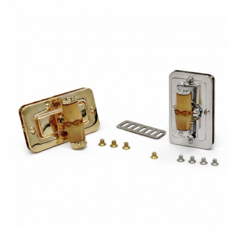 Chiusura a girello Bamboo rettangolare per borse