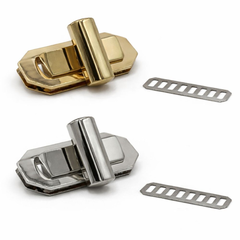 Chiusura a girello Ottagono 54x25mm per borse