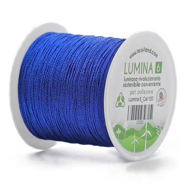Filato per Bijoux Lumina 6 per Uncinetto Bluette 120