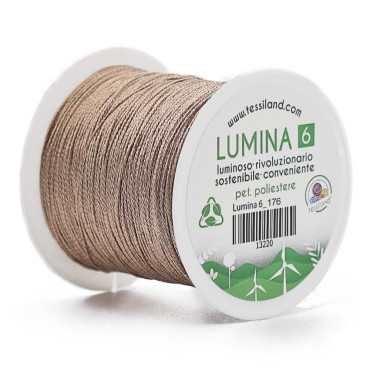 Filato per Bijoux Lumina 6 per Uncinetto Cipria 176