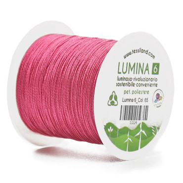 Filato per Bijoux Lumina 6 per Uncinetto Fuxia 65