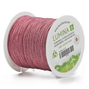 Filato per Bijoux Lumina 6 per Uncinetto Lilla 21