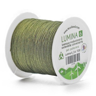 Filato per Bijoux Lumina 6 per Uncinetto Militare 7030