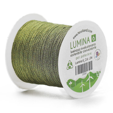 Filato per Bijoux Lumina 6 per Uncinetto Militare j34