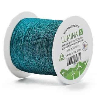 Lumina 6 Fil pour bijoux au crochet Petrolio j124