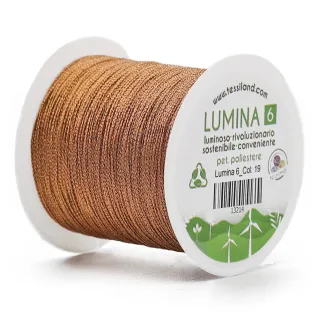Lumina 6 Filato per Bijoux a Uncinetto Rame 19