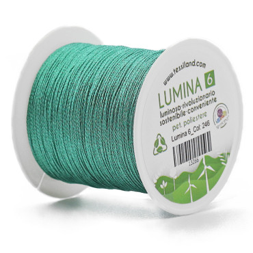 Filato per Bijoux Lumina 6 per Uncinetto Verde acqua 246