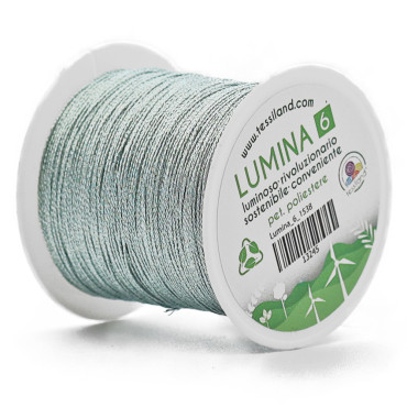 Filato per Bijoux Lumina 6 per Uncinetto Verde acqua 1538
