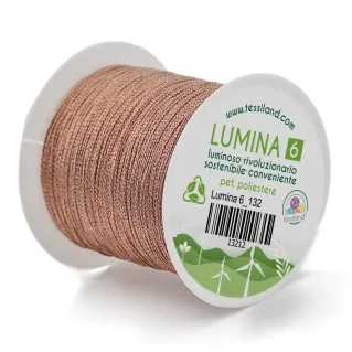 Lumina 6 Hilo para bisutería para ganchillo Rosa 132