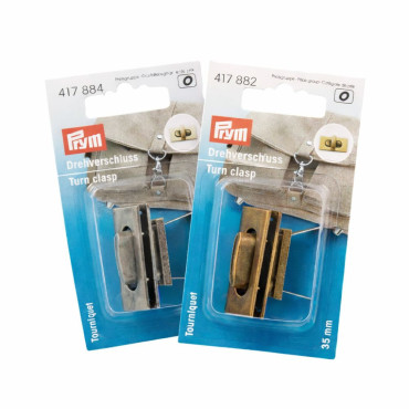 Chiusura a Girello Rettangolare Doppia Placca 35x33 mm Prym 1 pz