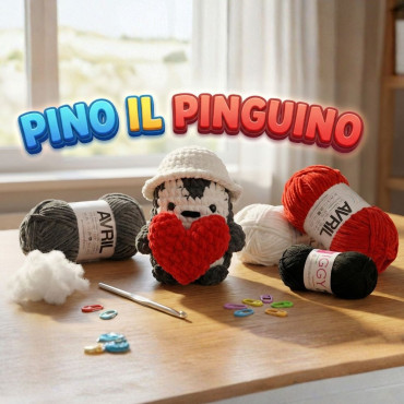 Pino the Penguin Amigurumi Kit | Tessiland