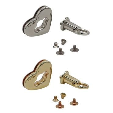 Chiusura a scatto Cuore per borse
