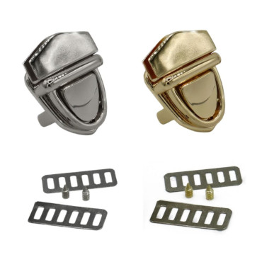 Chiusura pulsante a cartella Badge per borse