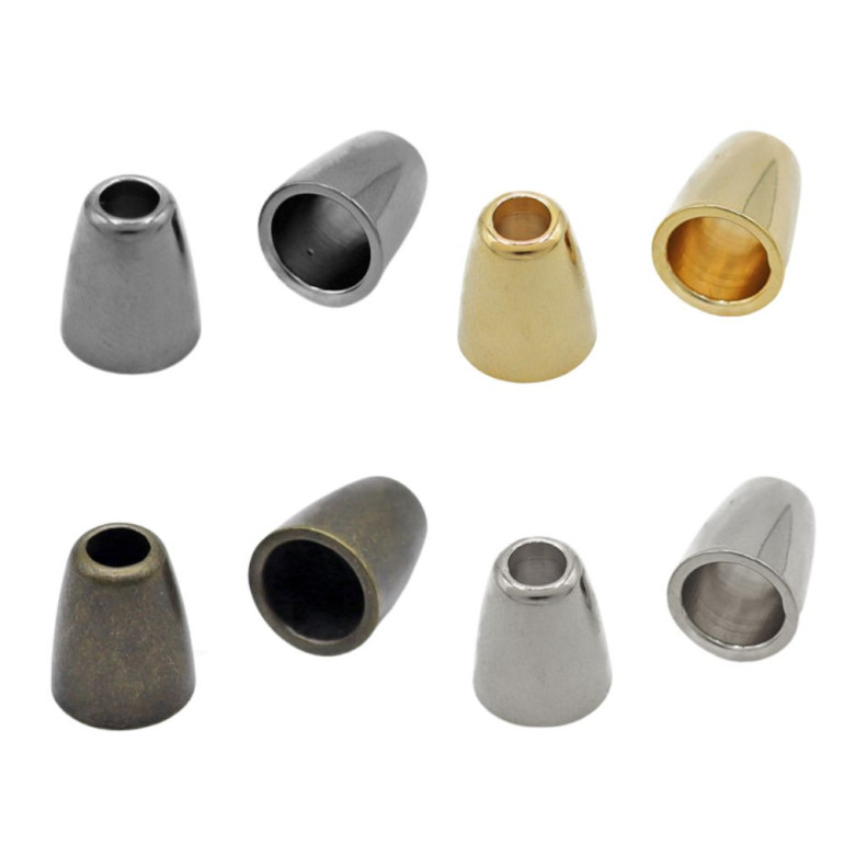 Coprinodi in metallo 12x10mm made in Italy 2pz