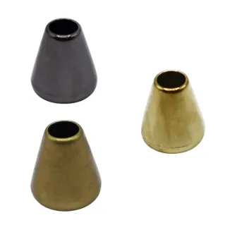 Smooth Metal Cord End 15x14mm | Tessiland