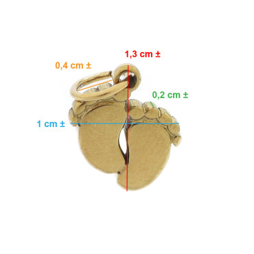 Ciondolo Baby Feet OroCharm Piedini | Tessiland
