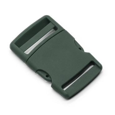 Fibbia a scatto in nylon per zaini marsupi e cinture Verde