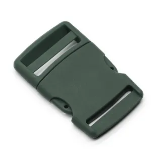 Plastic Snap Buckle in Nylon for Backpacks  Pouches and Belts Green
