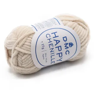 Happy Chenille ciniglia per amigurumi gomitolo 15g Panna