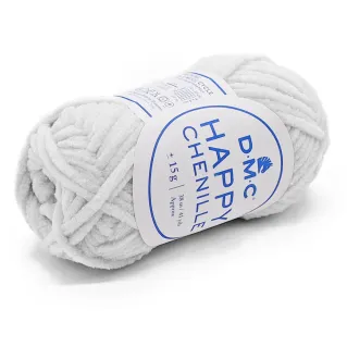 Happy Chenille chenilla para amigurumi ovillo 15g Ghiaccio
