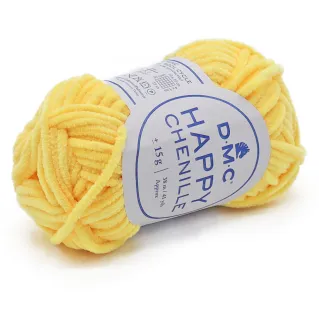 Happy Chenille chenilla para amigurumi ovillo 15g Amarillo