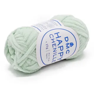 Happy Chenille chenilla para amigurumi ovillo 15g Verde menta
