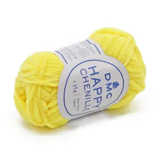 Happy Chenille chenille pour amigurumi pelote 15g Limone