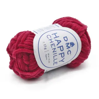 Happy Chenille chenille pour amigurumi pelote 15g Cremisi