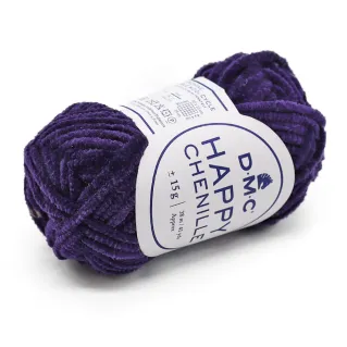 Happy Chenille ciniglia per amigurumi gomitolo 15g Viola