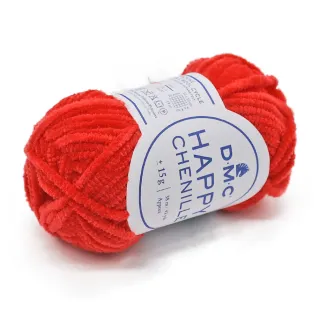 Happy Chenille chenille pour amigurumi pelote 15g Rouge