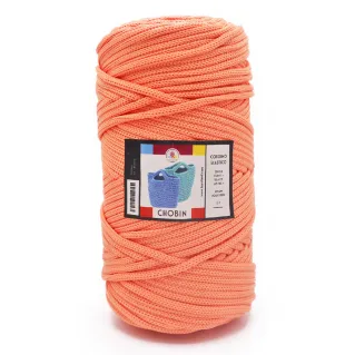 Thai Aretha faux fur effect cord for crochet bags 200g Avio