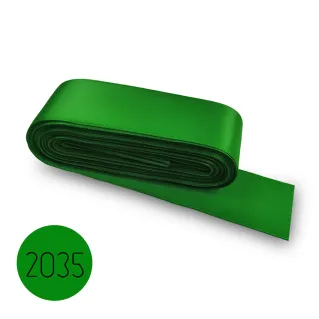 Cinta de raso para bomboneras, paquetes de regalo y decoraciones 10mt Verde 2035