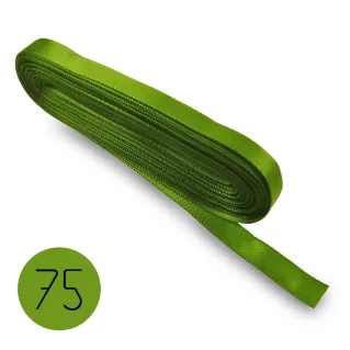 Ruban en satin pour dragées, paquets cadeaux et décorations 10m Verde 75