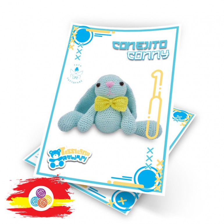 Patrón Tutorial Amigurumi Conny. PDF descargable
