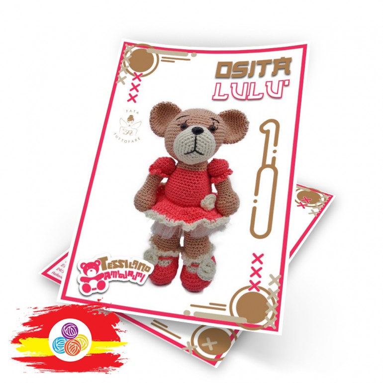 Patrón Tutorial Amigurumi Lulú. PDF descargable
