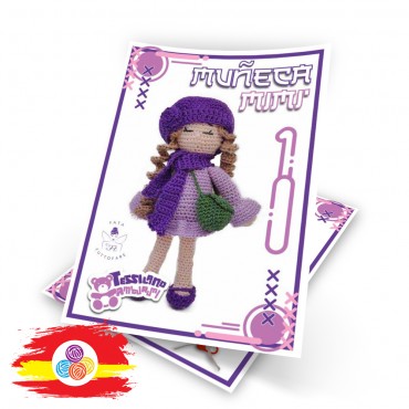 Patrón Tutorial Amigurumi Mimí. PDF descargable