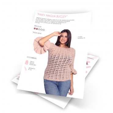 Scheda Tutorial Maglia Bucley. PDF scaricabile