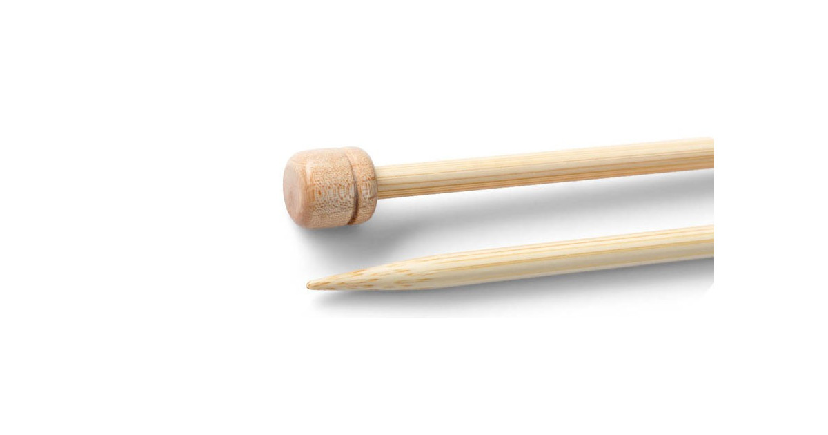 wooden and bamboo needles