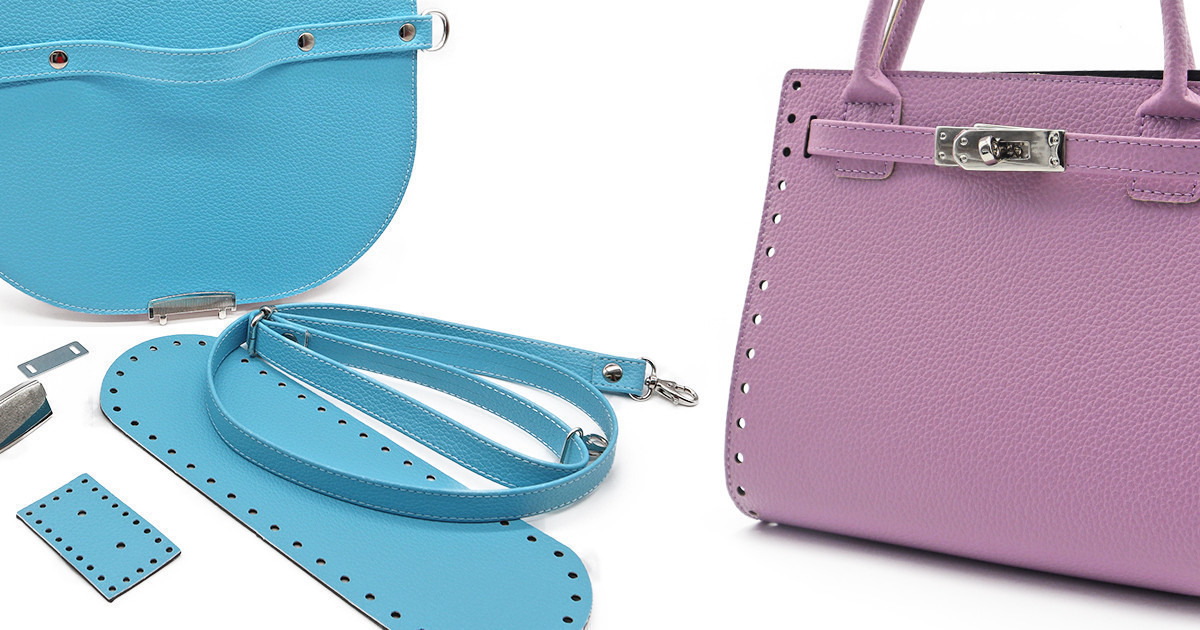 conjunto de bolso de ecopiel