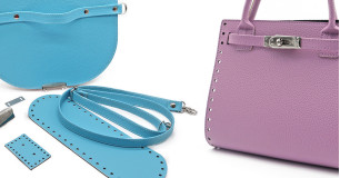 conjunto de bolso de ecopiel