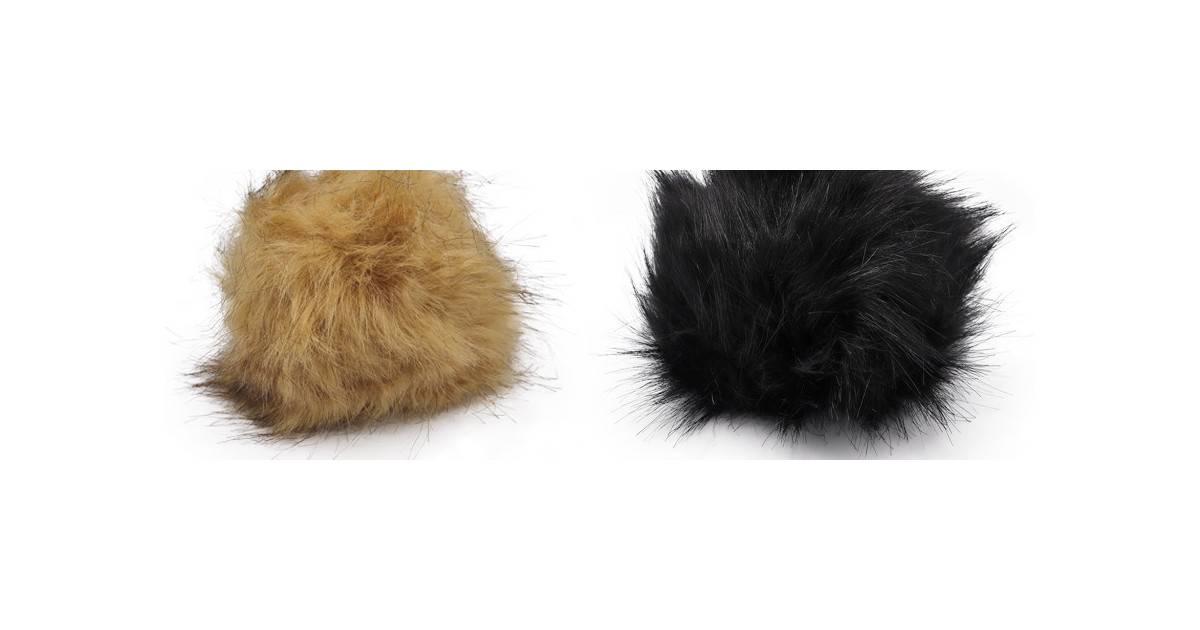 pompons en fourrure
