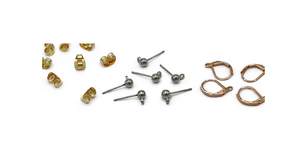 crochets et clous pour boucles d'oreilles