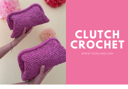 Clutch bag, the crochet trend that everyone loves.
