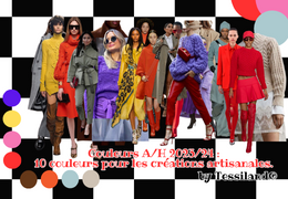 10 couleurs tendance pour les créations faites à la main.