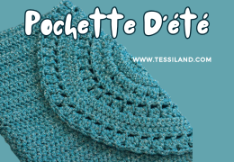 La pochette la plus cool de l'été 2025, à réaliser dans 2 couleurs incontournables.