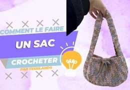 Sac au crochet pour débutants, tutoriel.