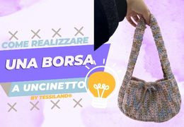Borsa a uncinetto per principianti, tutorial.