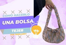 Bolso de ganchillo para principiantes, tutorial.