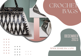 Trendy crochet bags, December.