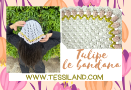 Comment réaliser un bandana au crochet – La tendance mode Printemps Été 2025 à ne pas manquer.